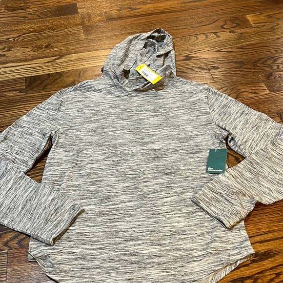 New with tags The Commons stitch fix grey lightweight long sleeve hoodie size Xl - Picture 1 of 5
